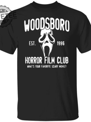 Ghost Woodsboro Est 1996 Horror Film Club Shirt Unique Ghost Woodsboro Est 1996 Horror Film Club T Shirt revetee 4