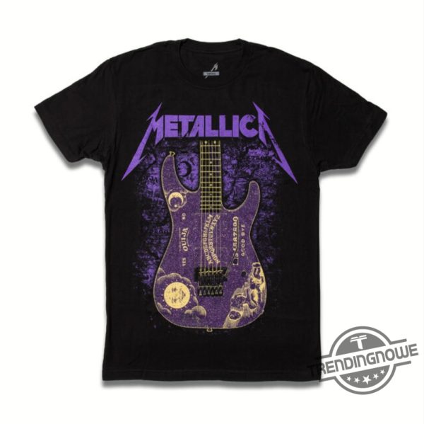 Kirk Hammett Purple Ouija Guitar Shirt Metallica Tonight M72 World Tour Shirt Metallica T Shirt trendingnowe 1