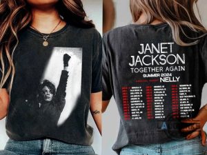 exclusive janet jackson together again tour 2024 shirt sweatshirt hoodie limited edition vintage concert tshirt iconic music gift for fans laughinks 1