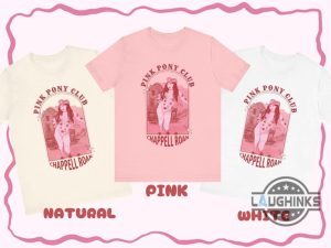 chappell roan pink pony club tshirt sweatshirt hoodie limited edition music collection laughinks 1