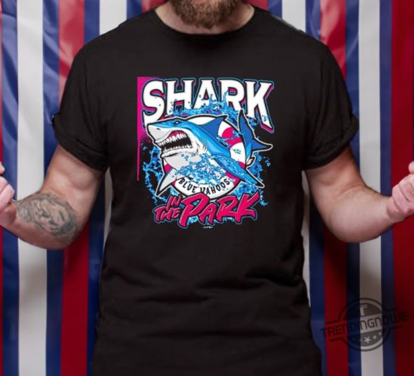 Shark In The Park Blue Wahoos Shirt Pensacola Blue Wahoos Shark In The Park Blue Wahoos Shirt trendingnowe 1