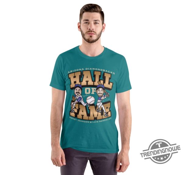 D Backs Hall Of Fame Shirt Giveaway 2024 Luis Gonzalez Randy Johnson D Backs Hall Of Fame Shirt 2024 Giveaway trendingnowe 2