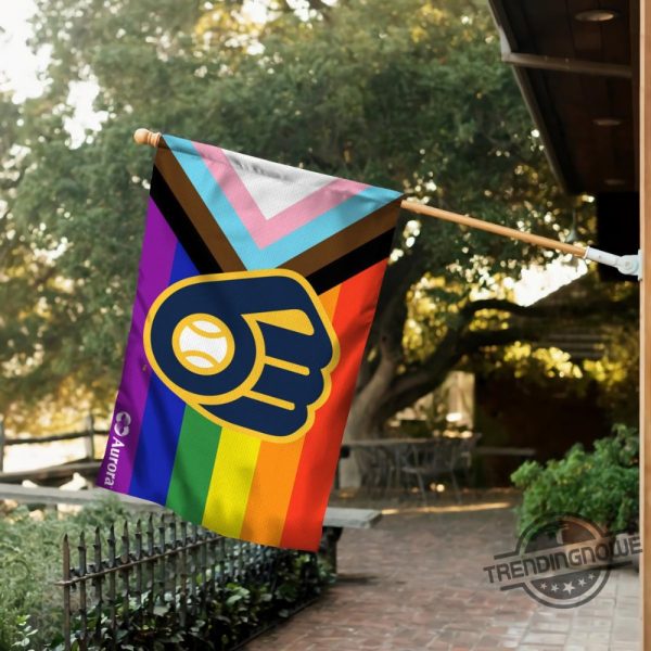 Brewers Pride Night Flag 2024 Giveaway trendingnowe 1