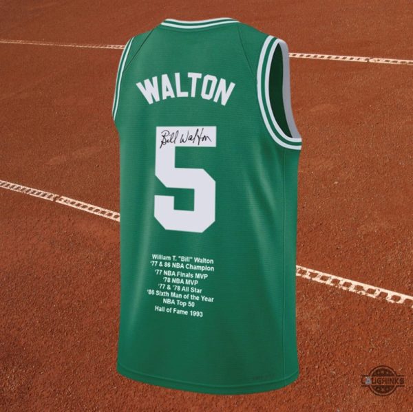 bill walton celtics jersey limited edition nba memorial tribute dead gift for basketball fans laughinks 2