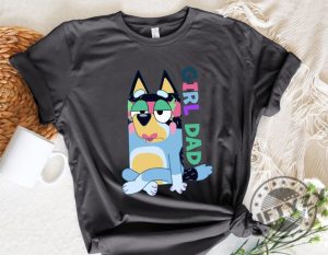 Bandit Girl Dad Cartoon Fathers Day Shirt giftyzy 4