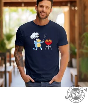 Bandit Birthday Bluey Bandit Bbq Shirt giftyzy 2