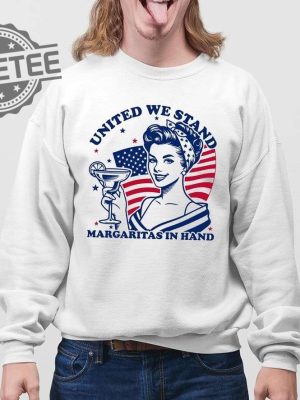 United We Stand Margaritas In Hand T Shirt Unique revetee 3