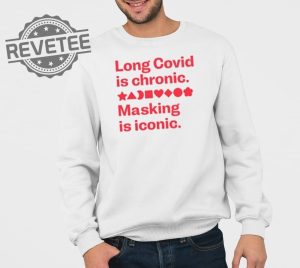 Long Covid Is Chronic Making Is Iconic Shirts Unique Long Covid Is Chronic Making Is Iconic Hoodie revetee 3