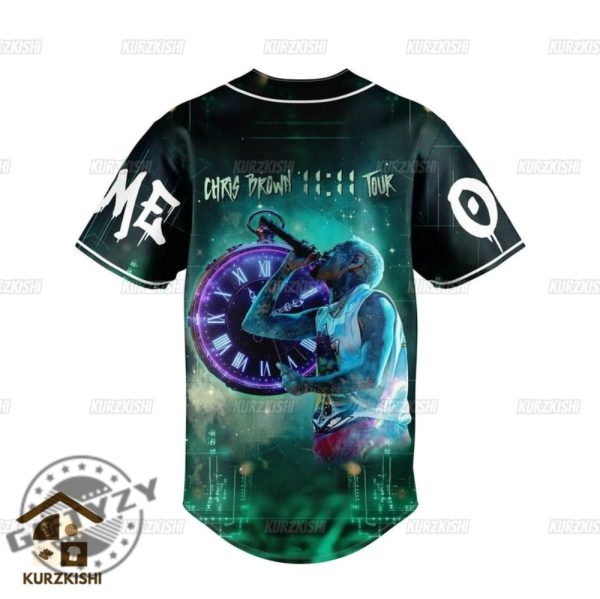 Chris Brown 11 11 Tour 2024 3D All Over Printed Shirt giftyzy 2