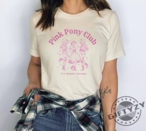 Chappell Roan Pink Pony Club Shirt giftyzy 5 1