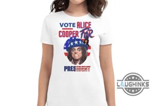 rock the vote for alice cooper for president shirt election tee 2024