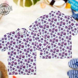 Gengar Haunter Gastly Hawaiian Shirt Unique Gengar Hawaiian Shirt revetee 3