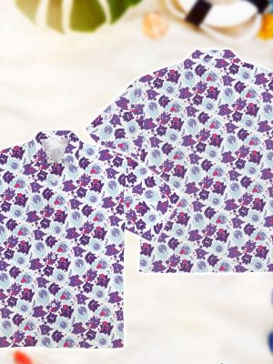 Gengar Haunter Gastly Hawaiian Shirt Unique Gengar Hawaiian Shirt revetee 5