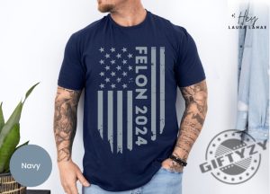 Im Voting For The Felon 2024 Political Shirt giftyzy 3