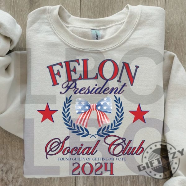 Felon President Social Club Shirt giftyzy 1