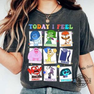 today i feel disney inside out t shirts sweatshirts hoodies for adults and kids