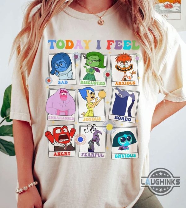 today i feel disney inside out t shirts sweatshirts hoodies for adults and kids