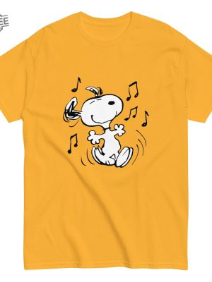 Peanuts Snoopy Dancing T Shirt Hoodie Sweatshirt Snoopy Dacing Shirt Unique revetee 2