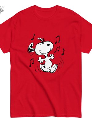 Peanuts Snoopy Dancing T Shirt Hoodie Sweatshirt Snoopy Dacing Shirt Unique revetee 4