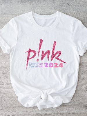 P Nk Pink Singer Summer Carnival 2024 Tour Shirt Pink Fan Lovers Shirt Music Tour 2024 Shirt Trustfall Album Shirt Unique revetee 3