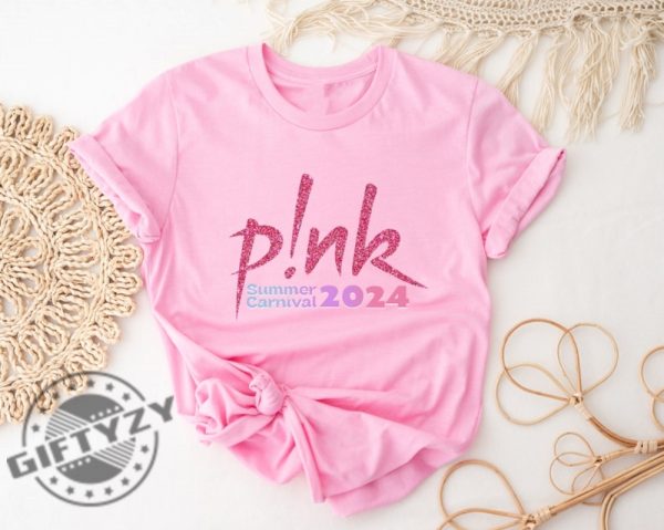 Pink Singer Summer Carnival 2024 Tour Pink Fan Lovers Shirt giftyzy 2