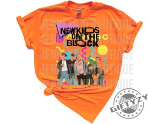 Nkotb Neon Donnie Joey Danny Jordan Jonathan Concert Music Magic Summer 2024 New Kids On The Block Shirt giftyzy 2