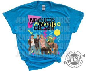 Nkotb Neon Donnie Joey Danny Jordan Jonathan Concert Music Magic Summer 2024 New Kids On The Block Shirt giftyzy 3