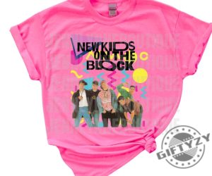 Nkotb Neon Donnie Joey Danny Jordan Jonathan Concert Music Magic Summer 2024 New Kids On The Block Shirt giftyzy 5