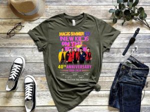 Magic Summer 2024 New Kids On The Block 40Th Anniversary 1984 2024 Nkotb Vintage Shirt giftyzy 3