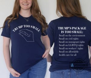 trump too small t shirt hoodie sweatshirt funny tiny donald trump tee shirts