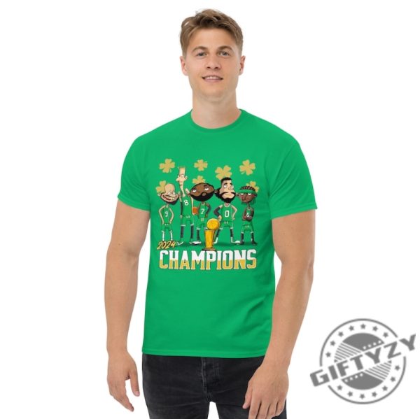 2024 Celtic Championship Team Cartoon Shirt giftyzy 4