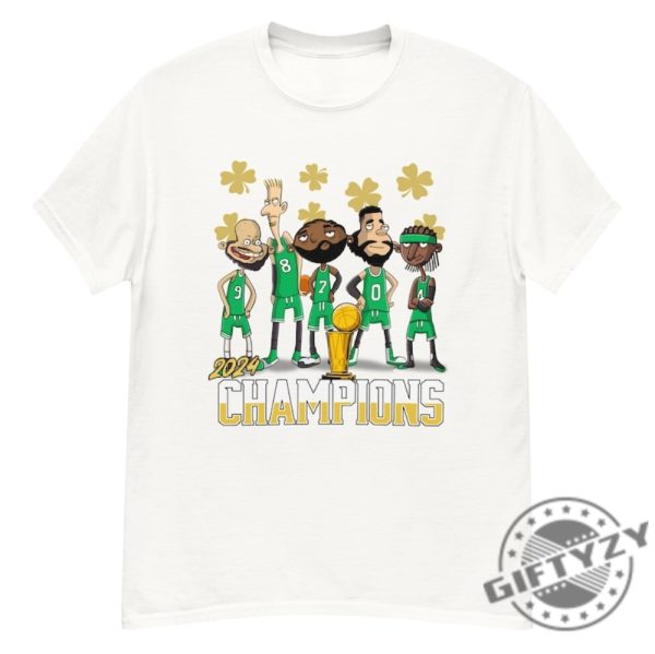 2024 Celtic Championship Team Cartoon Shirt giftyzy 9