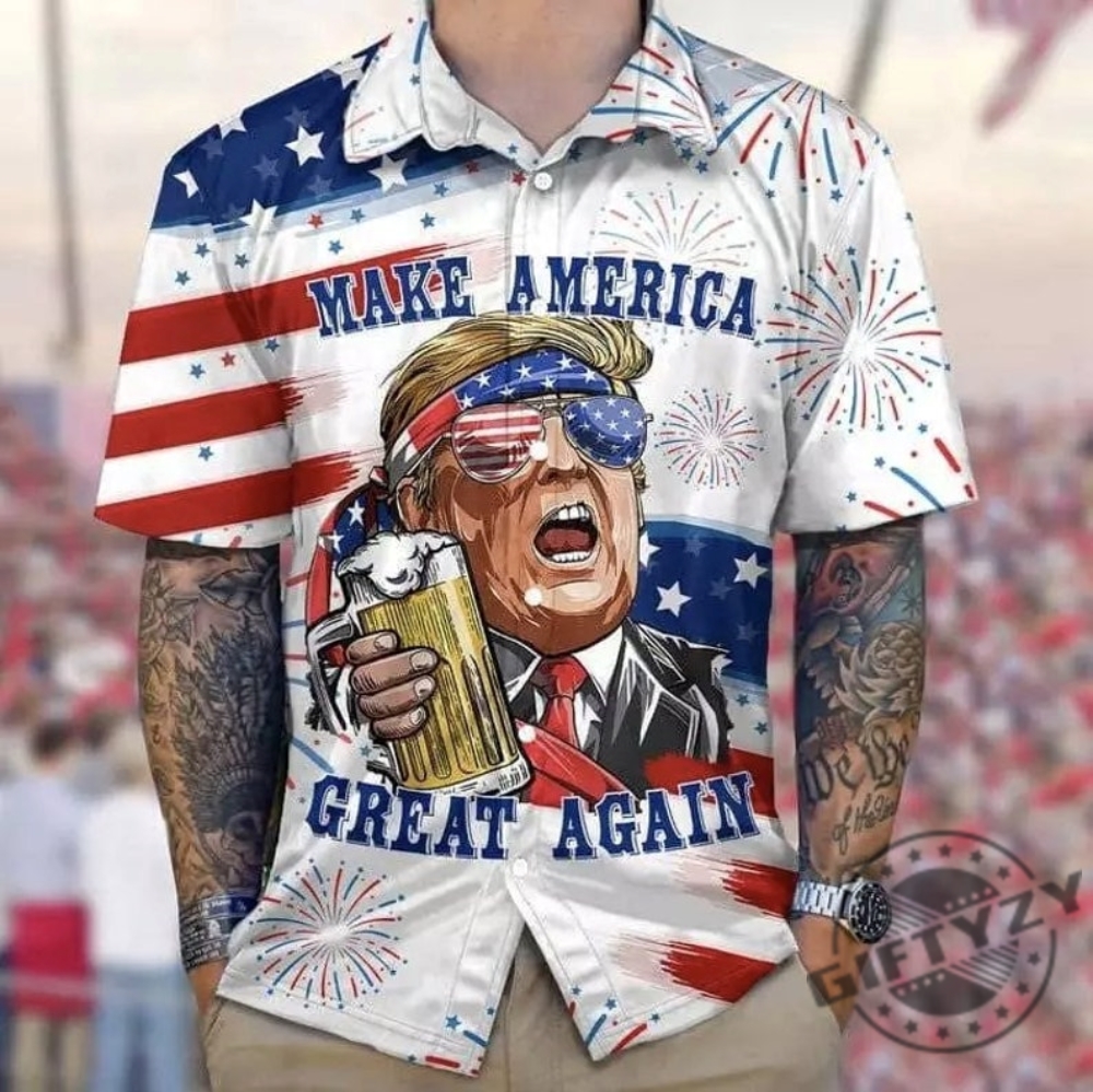 Make America Great Again Donald Trump 4Th July 3D Shirt