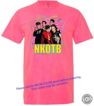 Nkotb Neon Magic Summer 2024 New Kids On The Block Shirt giftyzy 2