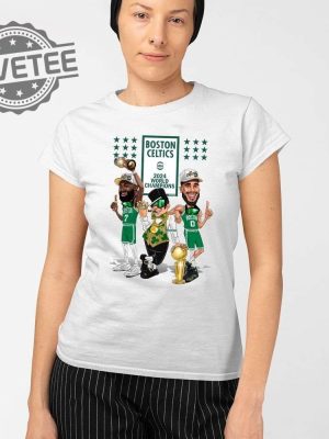 Jayson Tatum Jaylen Brown T Shirt Celtics 2024 World Champions Shirt Jayson Tatum And Jaylen Brown T Shirt revetee 2