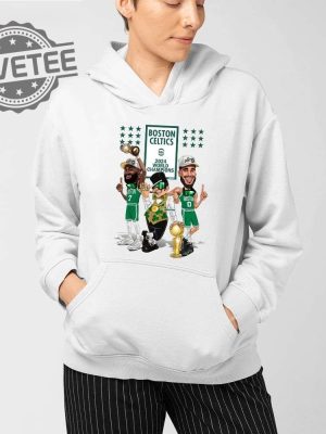 Jayson Tatum Jaylen Brown T Shirt Celtics 2024 World Champions Shirt Jayson Tatum And Jaylen Brown T Shirt revetee 3