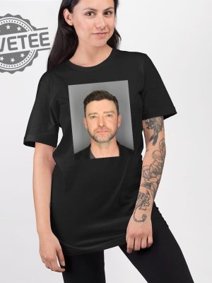 Justin Timberlake Mugshot T Shirt Justin Timberlake Mug Photo Shirt Justin Timberlake Mug Photo T Shirt revetee 2