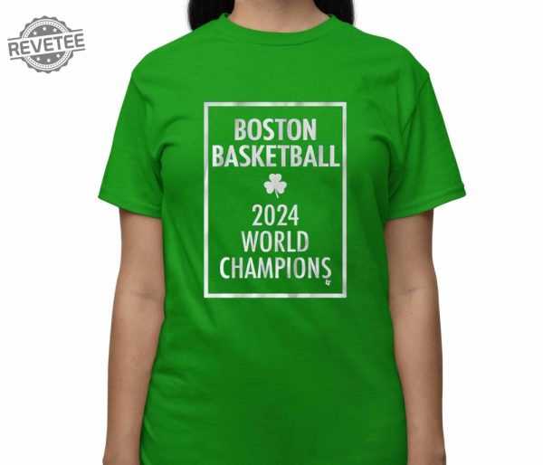 Boston Basketball 2024 World Champions Shirts Boston Celtics 2024 Nba Champions Shirt revetee 3