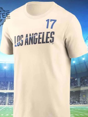 Shohei Ohtani 17 Dodgers City Connect Baseball 2024 Shirts Shohei Ohtani 17 Dodgers T Shirt revetee 2