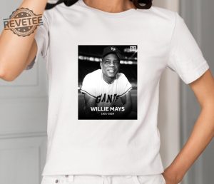 Rip Willie Mays T Shirt Rip Willie Mays San Francisco Giants Shirt revetee 3