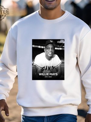 Rip Willie Mays T Shirt Rip Willie Mays San Francisco Giants Shirt revetee 4