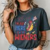 Just Here For The Wieners 4Th Of July Shirt giftyzy 3