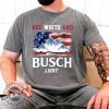 Red White And Busch Light Vintage 4Th Of July Shirt giftyzy 5