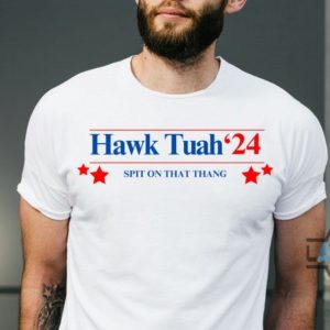 limited edition hawk tuah spit on that thang meme shirt 2024