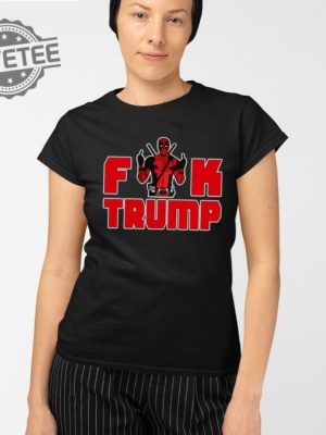 Fuck Trump Deadpool Shirts Fuck Trump Deadpool T Shirts Fuck Trump Deadpool Hoodie Deadpool Trump Shirt revetee 2