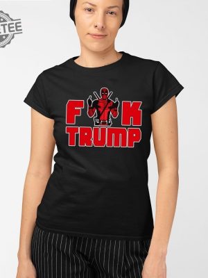 Fuck Trump Deadpool Shirts Fuck Trump Deadpool T Shirts Fuck Trump Deadpool Hoodie Deadpool Trump Shirt revetee 3