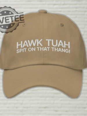 Hawk Tuah Spit On That Thang Embroidered Hat Hawk Tuah Spit On That Thang Hat Hawk Tuah Hat revetee 2