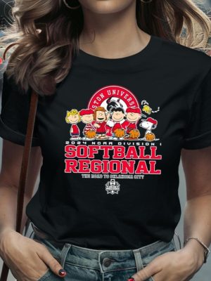 Peanuts Characters 2024 Ncaa Division I Softball Regional Boston University Shirts Peanuts Characters Boston University T Shirts revetee 2