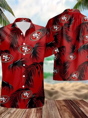 Tropical Summer San Francisco 49Ers Hawaiian Shirt San Francisco 49Ers Tropical Summer Hawaiian Shirt Unique revetee 2