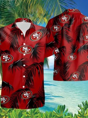 Tropical Summer San Francisco 49Ers Hawaiian Shirt San Francisco 49Ers Tropical Summer Hawaiian Shirt Unique revetee 3